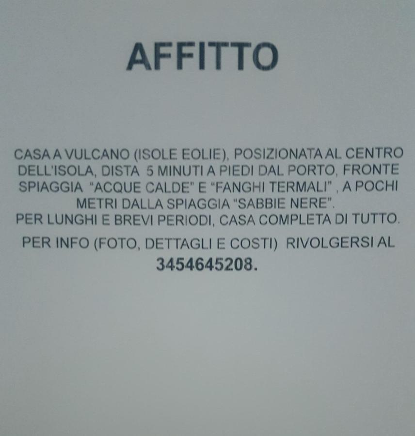 Casa Sofia Villa Vulcano  Bagian luar foto